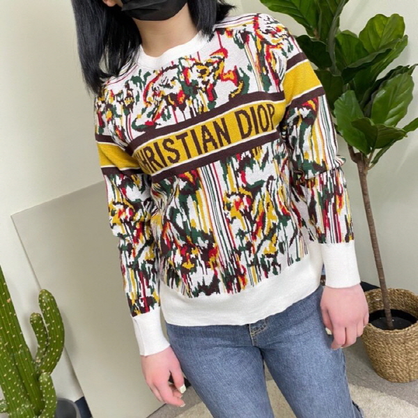 디* 21ss 컬렉션 최신 매장판 레인보우 울 니트 (여성) 0415767레플리카,레플리카사이트